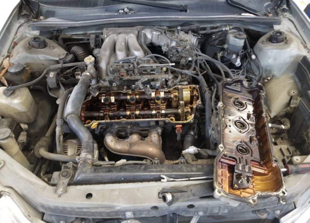 Valve cover gasket job on a V6